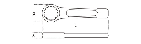 78AS 1.1/2-RING SLOGGING WRENCHES