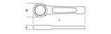 78BA-AS 2.15/16-SPARK-PROOF RING WRENCH.