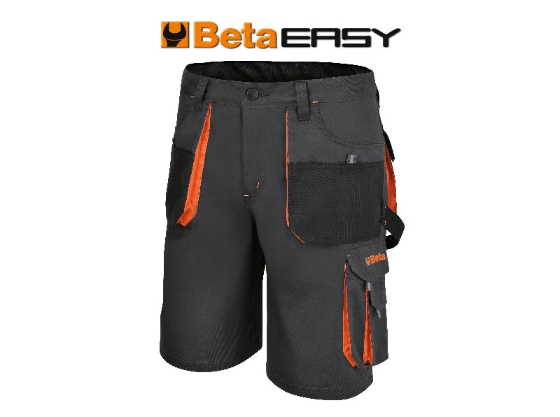 7901G XS-WORK BERMUDA SHORTS, GREY