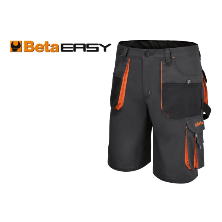 7901G WORK BERMUDA SHORTS, GREY