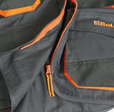 7907G XS-SLEEVELESS WORK JACKET, GREY