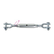 8009TZ-K JAW AND JAW TURNBUCKLES