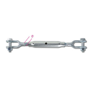 8009TZ-K JAW AND JAW TURNBUCKLES