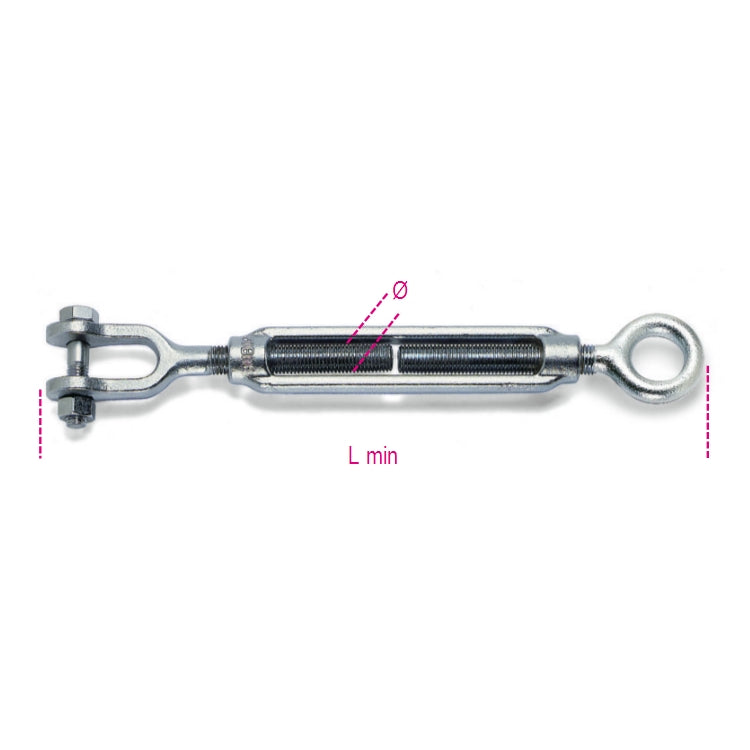 8010Z-K EYE-JAW TURNBUCKLES GALVAN.