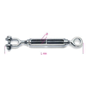 8010Z-K EYE-JAW TURNBUCKLES GALVAN.
