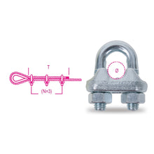 8016-K WIRE ROPE CLIPS STEEL GALVAN.