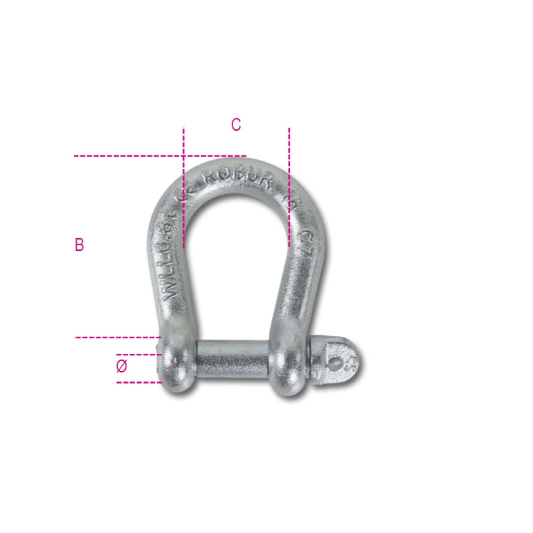 8028-K LIFT.BOW SHACKLES GR.4