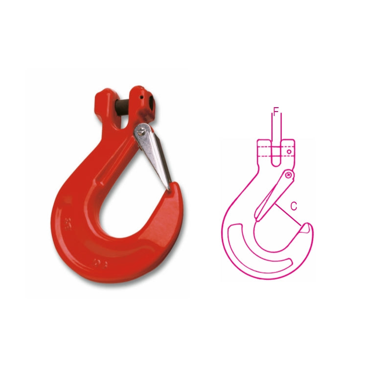 8060 CLEVIS CHAINHOOKS EN1677-2 T8,0