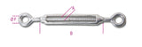 8205 M10-EYE AND EYE TURNBUCKLES