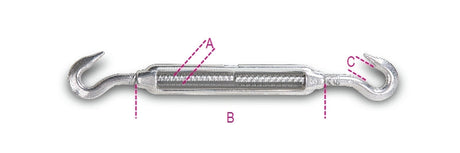 8207 M10-HOOK AND HOOK TURNBUCKLES