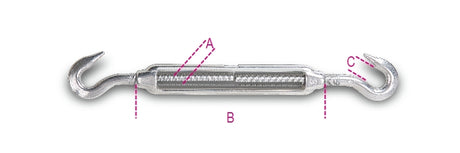 8207 M14-HOOK AND HOOK TURNBUCKLES