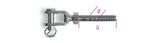 8210FD M10-TURNBUCKLE JAWS