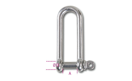 8227 10-LONG, STRAIGHT SHACKLES