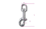 8264 12-SWIVEL HOOKS
