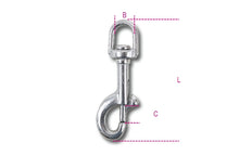 8264 12-SWIVEL HOOKS