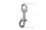 8264 16-SWIVEL HOOKS