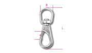 8267 10-SPRING EYE HOOK+SWIVEL & LATCHE