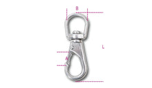 8267 10-SPRING EYE HOOK+SWIVEL & LATCHE