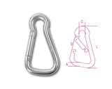 8276 10X100-ASYMMETRIC CARABINE HOOKS