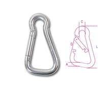 8276 10X100-ASYMMETRIC CARABINE HOOKS