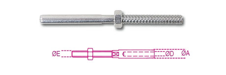 8287 4-SWAGE STUDS