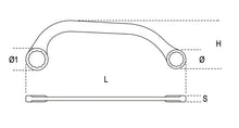 83 10X12-HALF-MOON RING WRENCHES