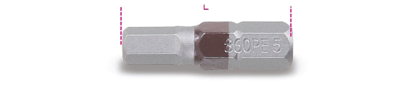 860PE 2-HEXAGON BITS FOR POWER DRIVERS