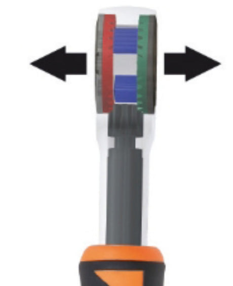 860/58-BIT RATCHET WITH ROTATING HANDLE