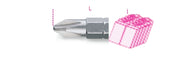 861PH/C 0-BITS FOR CROSS HEAD PH SCREWS