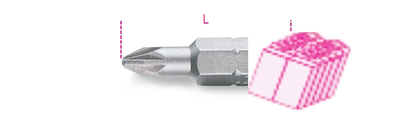861PZ/C 1-BITS FOR CROSS HEAD PZ SCREWS