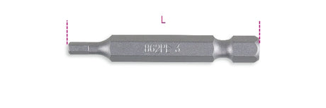 862PE 3-HEXAGON BITS FOR POWER DRIVERS