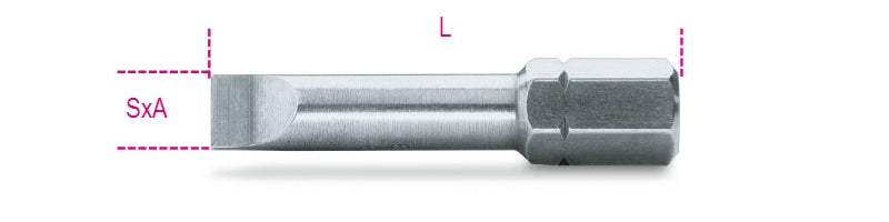 866LP 1X5,5-BITS FOR SLOTTED HEAD SCREWS
