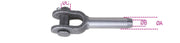 8709N 10-SWAGE SOCKETS, OPEN, BLACK