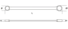 88 12X14-DOUBLE ENDED FLAT RING WR, LONG