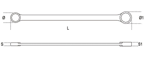 88 8X10-DOUBLE ENDED FLAT RING WR - LONG