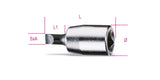 900LP - SOCKET DRIV. SLOTTED SCREWS
