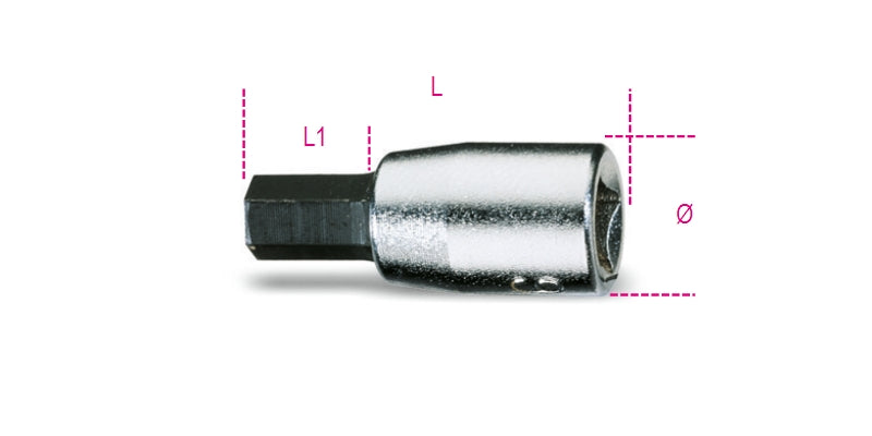 900ME -SOCKET DRIVERS FOR HEXAG. SCREWS