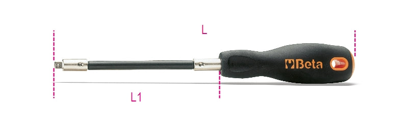 900/32-1/4" DRIVE FLEXIBLE HANDLE