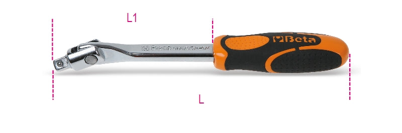 900/35A-1/4" DRIVE SWIVEL HANDLE