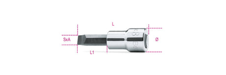 910LP 1,2X6,5-SOCKET DRIVERS SLOTTED