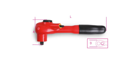 910MQ/55-3/8” DRIVE REVERSIBLE RATCHET