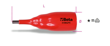 910MQ-PE 5-SOCKET DRIVERS FOR HEX.SCREWS