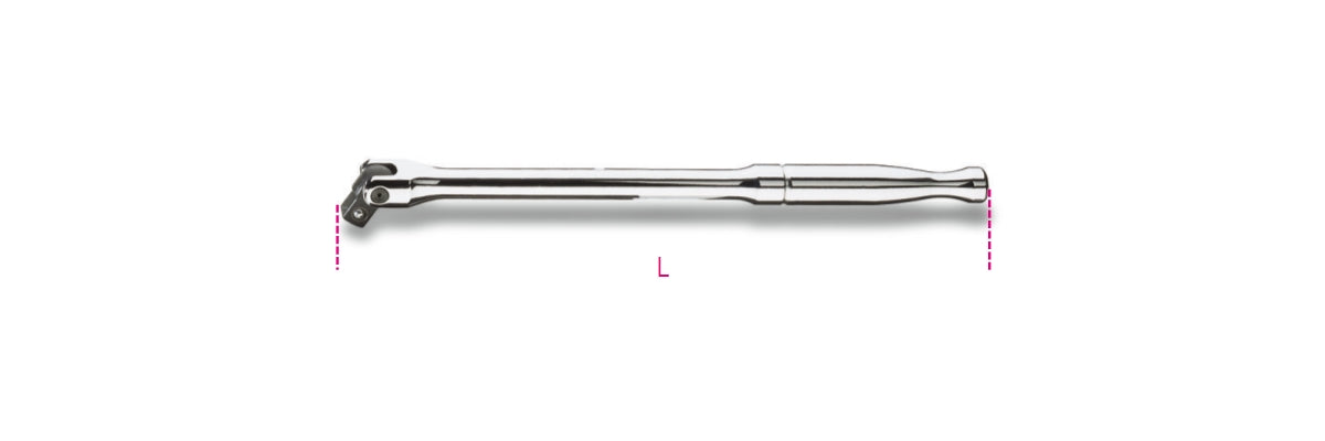 910M/35-3/8" SWIVEL DRIVE METAL HANDLE