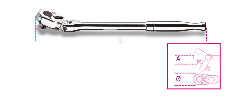 910M/56-3/8" REVERSIBLE SWIVEL RATCHET