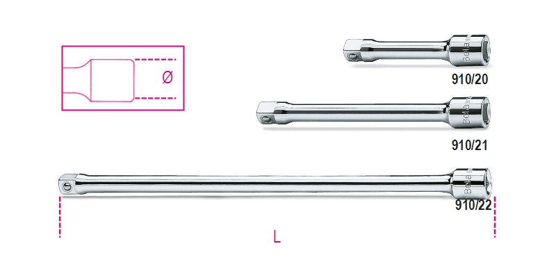 910/21-3/8" DRIVE EXTENSION BARS