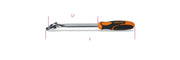 910/36A-3/8" DRIVE SWIVEL HANDLE
