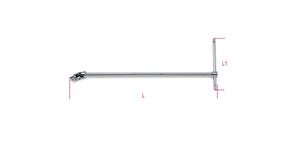 910/40-3/8" DRIVE SWIVEL T-HANDLE
