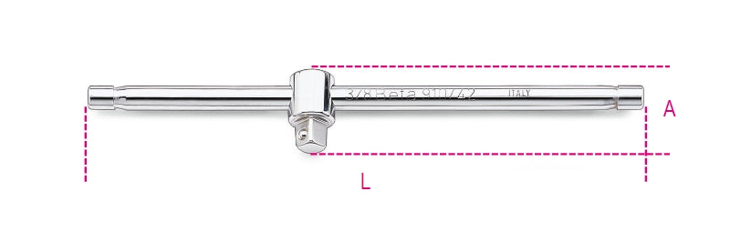 910/42-3/8" DRIVE SLIDING T-HANDLE