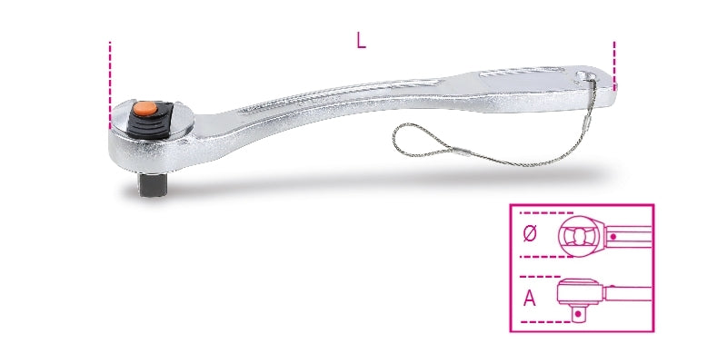 920E-HS/55LC-1/2 REVERSIBLE RATCHETS