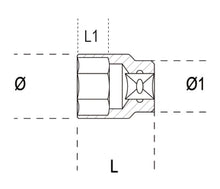 920INOX-A 10-HEXAGON HAND SOCKETS